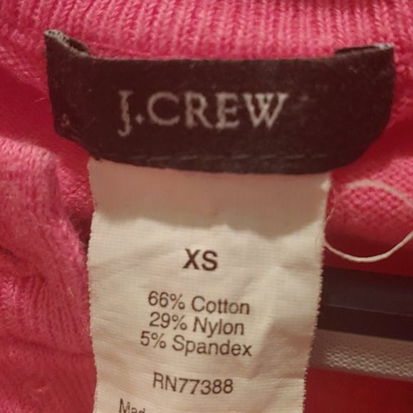 Excellent J.Crew Cardigan XS Pink - Picture 3 of 4